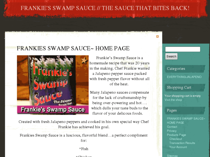 www.frankiesswampsauce.com