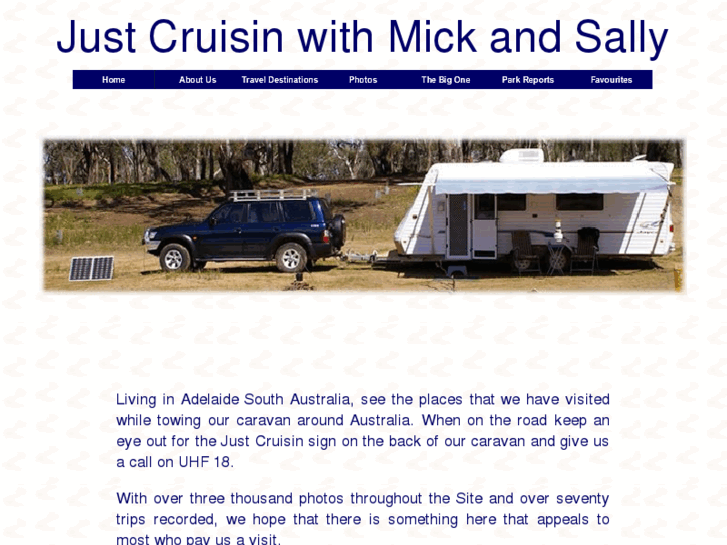 www.justcruisinwithmickandsally.com