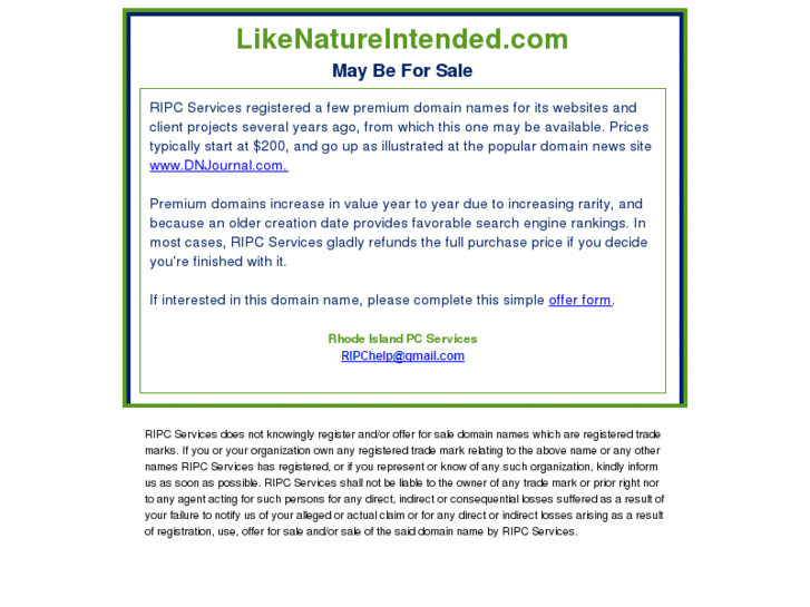 www.likenatureintended.com