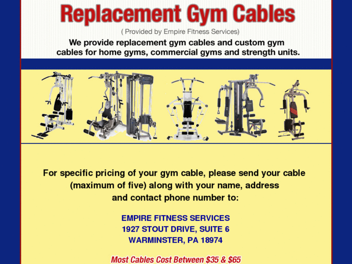 www.replacement-gym-cables.com