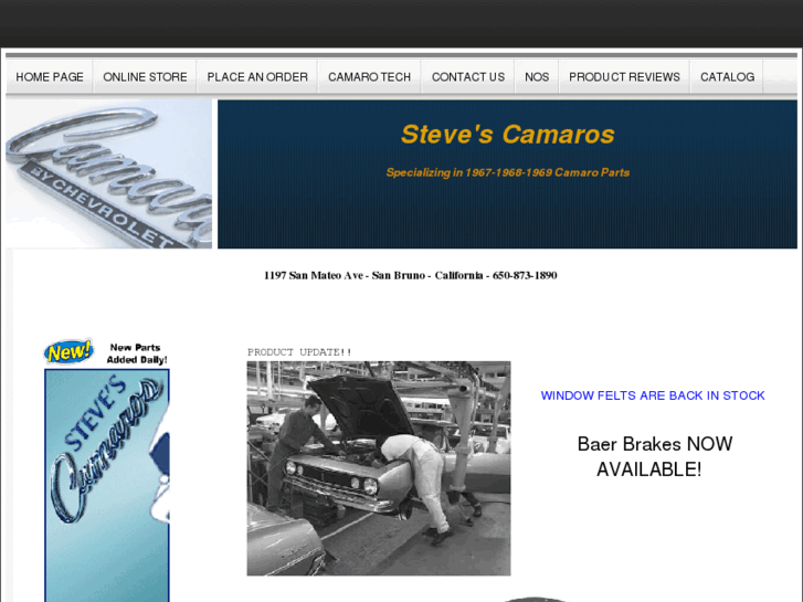 www.stevescamaroparts.com