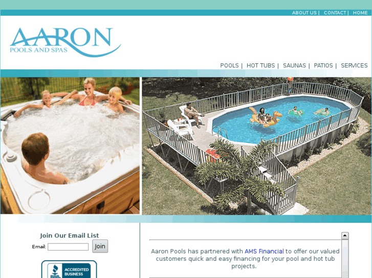 www.aaronpoolsandspas.com