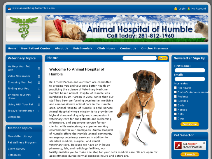 www.animalhospitalhumble.com