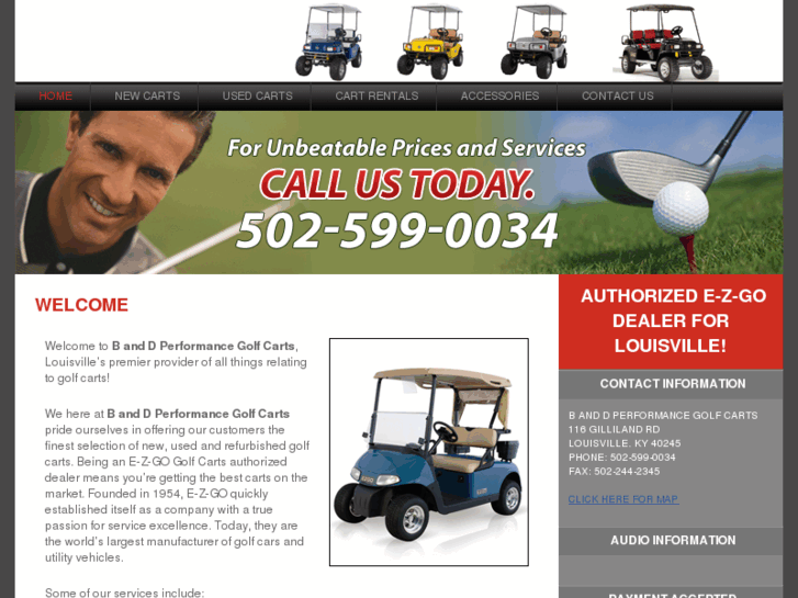 www.banddgolfcarts.com