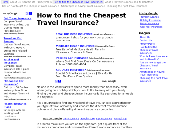 www.cheapest-travel-insurance.com