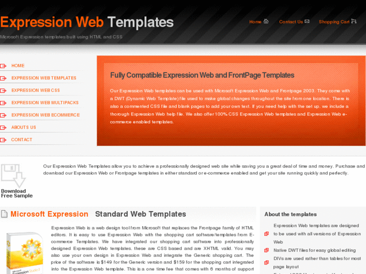 www.expressionwebtemplates.com