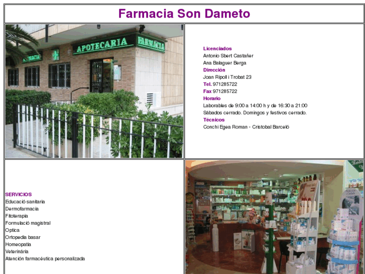 www.farmaciasondameto.com