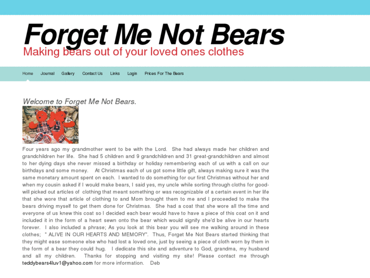 www.forgetmenotbears.com