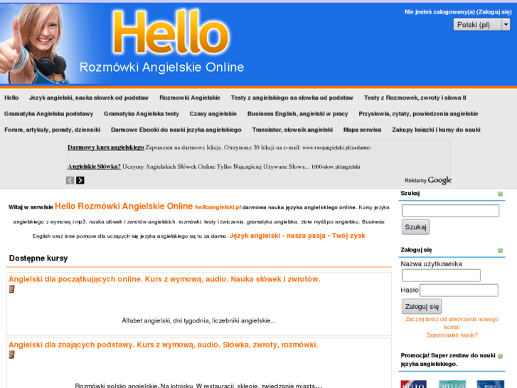 www.helloangielski.pl