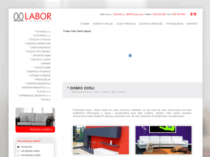 www.labor-namjestaj.hr