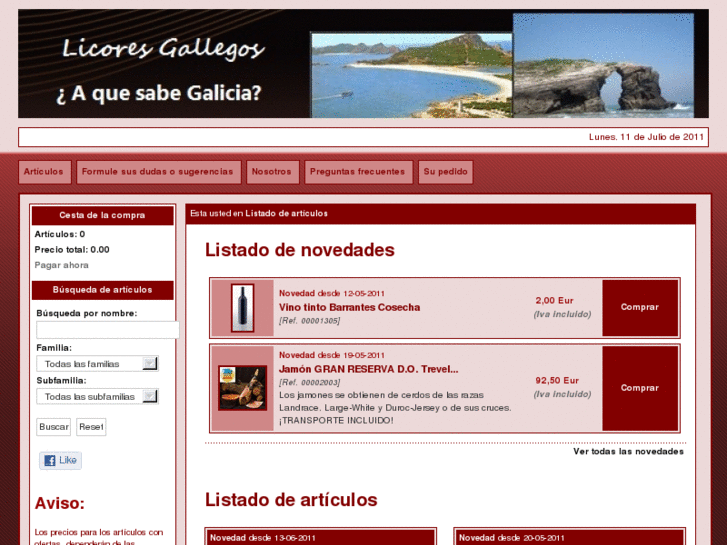 www.licoresgallegos.es