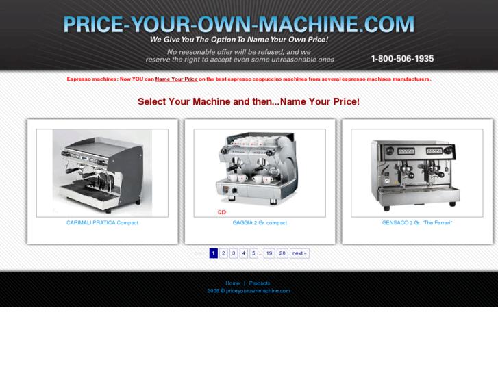 www.priceyourownmachine.com