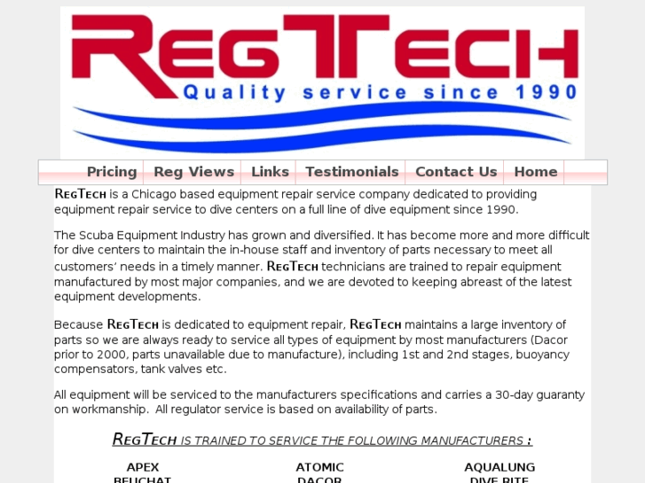 www.regtechscuba.com