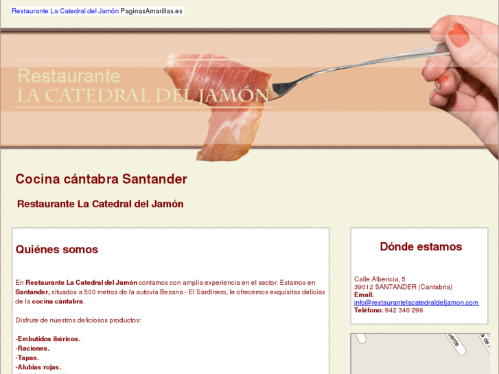 www.restaurantelacatedraldeljamon.com