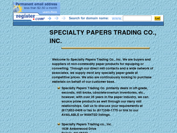 www.specialtypapers.com