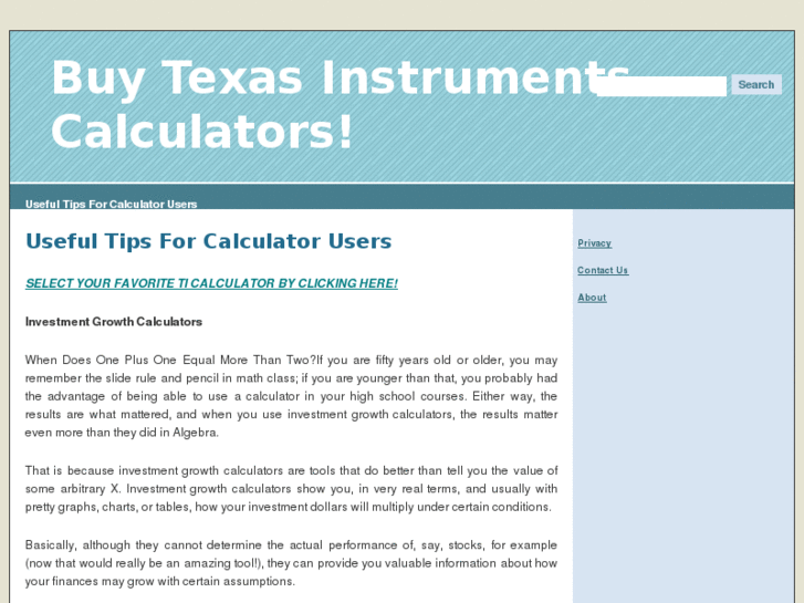 www.texasinstrumentscalculators.net