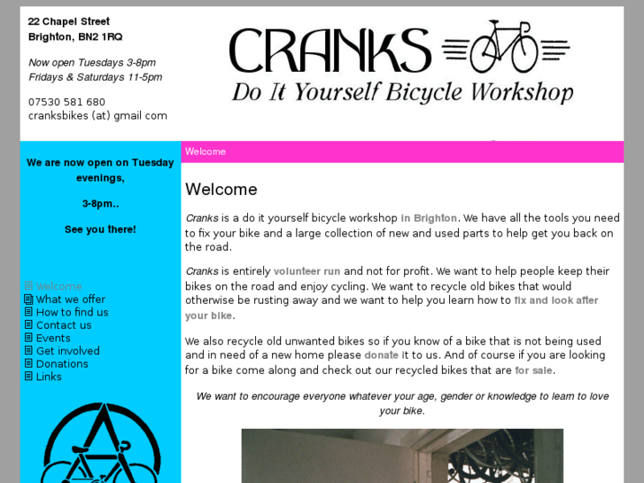 www.cranks.org.uk