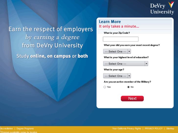 www.devryonlinedegrees.com