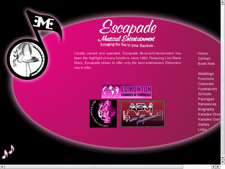 www.escapadeentertainment.com