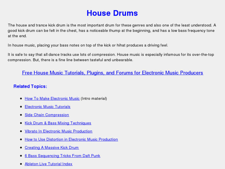 www.housedrums.com