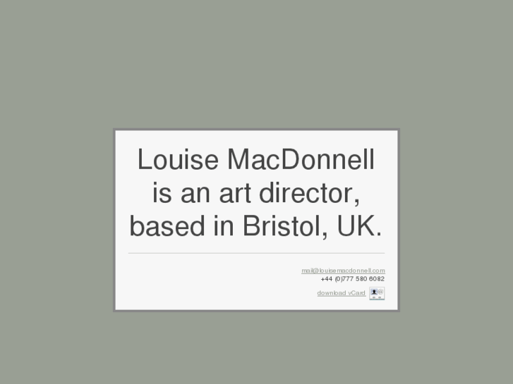 www.louisemacdonnell.com