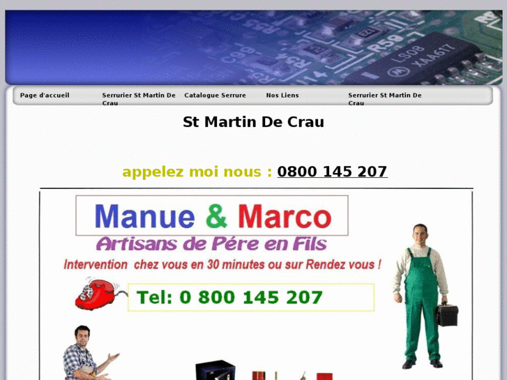 www.serrurierstmartindecrau.net