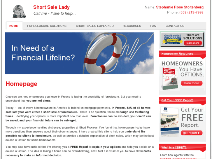 www.shortsalelady.com