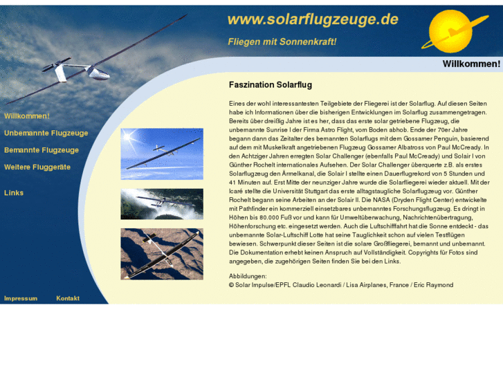 www.solarflugzeuge.de