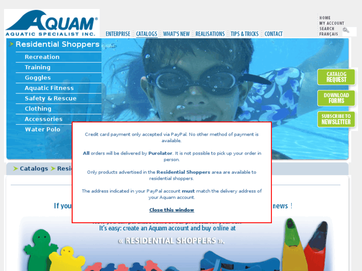 www.aquamswimshop.com