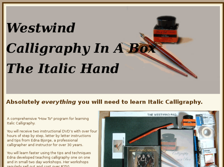 www.calligraphyinabox.com