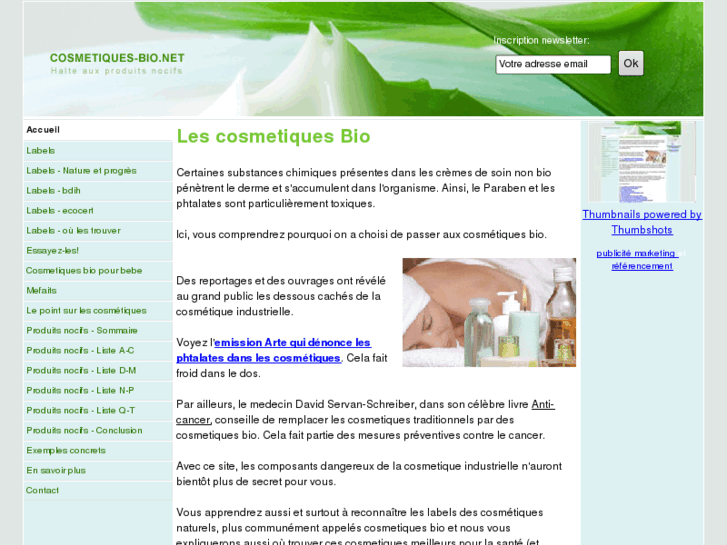 www.cosmetiques-bio.net