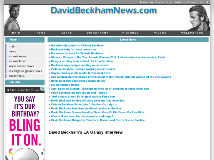 www.davidbeckhamnews.com