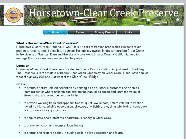 www.horsetownclearcreekpreserve.org