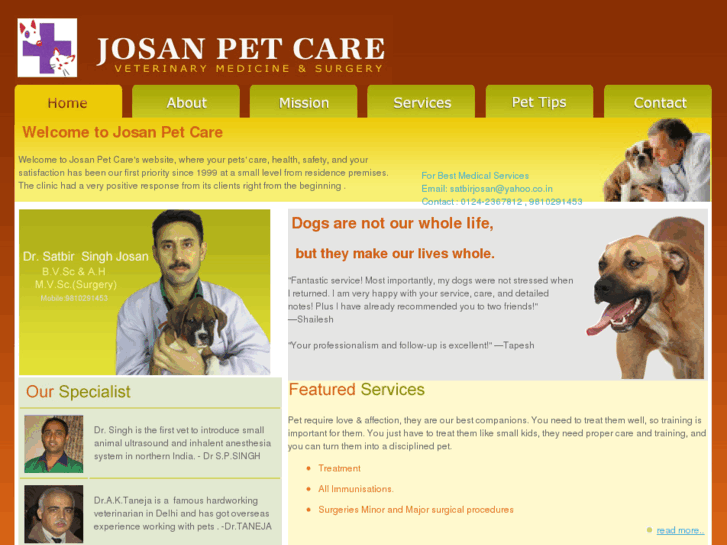 www.josanpetcare.com