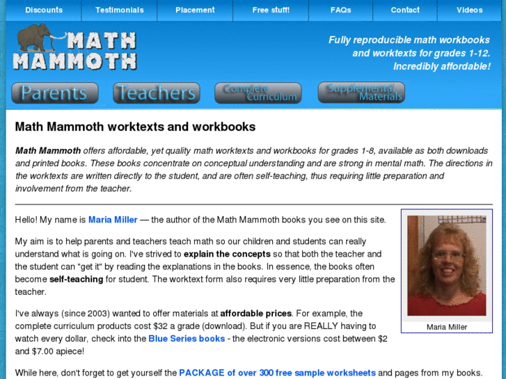 www.mammothmath.com