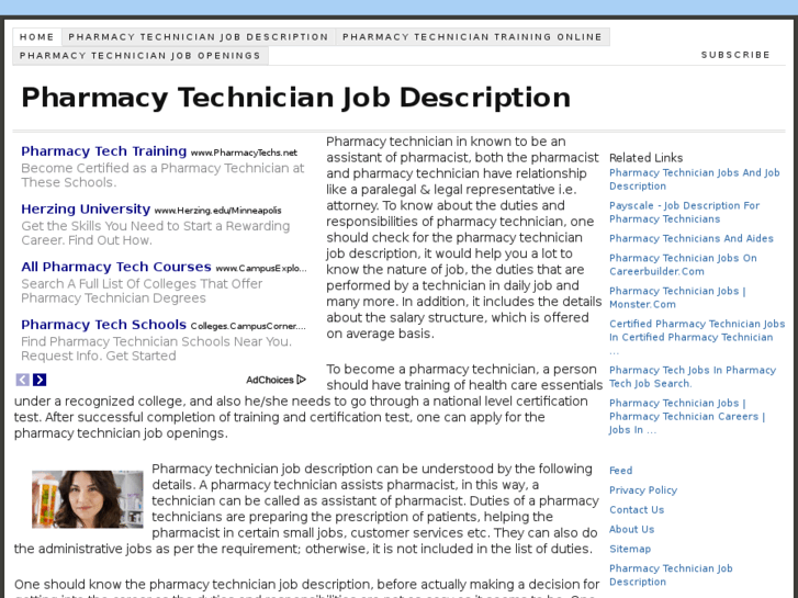 www.pharmacytechnicianjobdescription.org