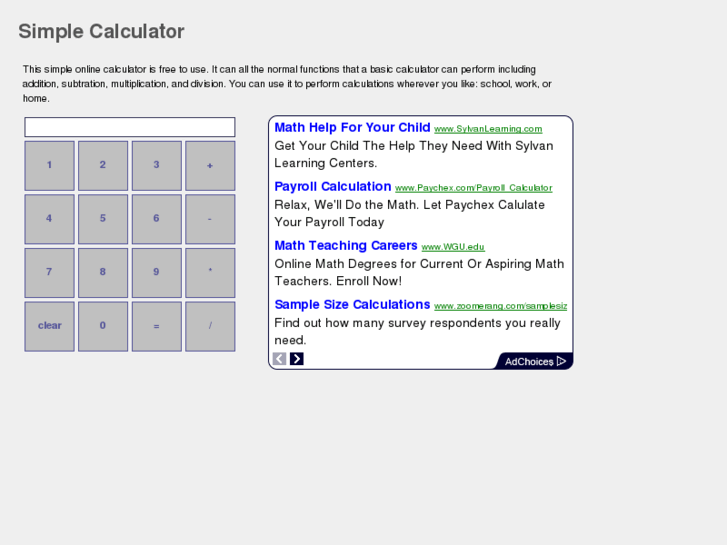 www.simple-calculator.com