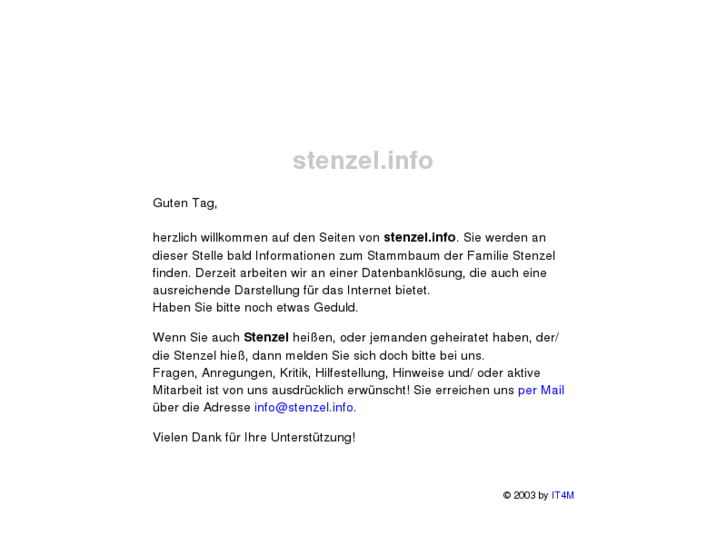 www.stenzel.info