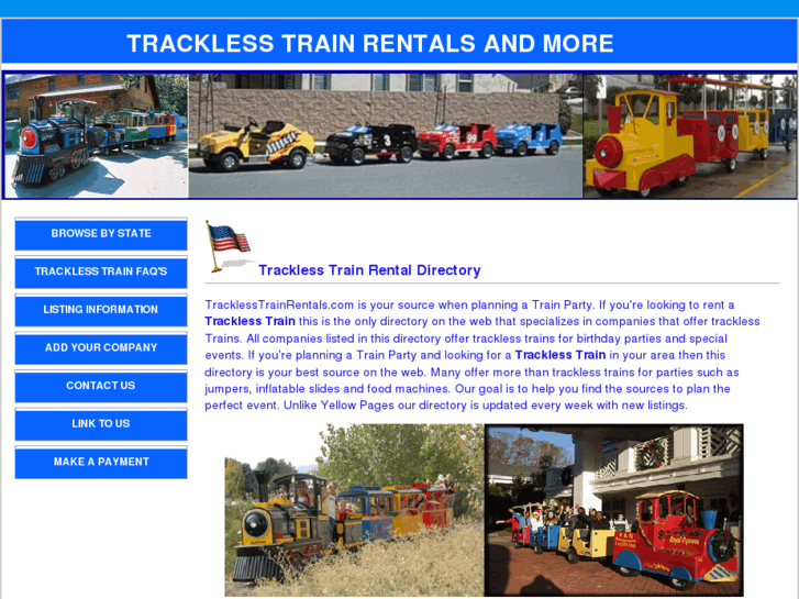www.tracklesstrainrentals.com