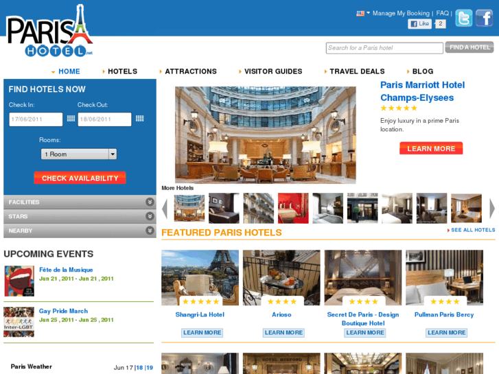 www.4starhotelparis.com