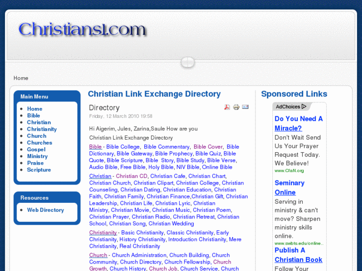 www.christians1.com