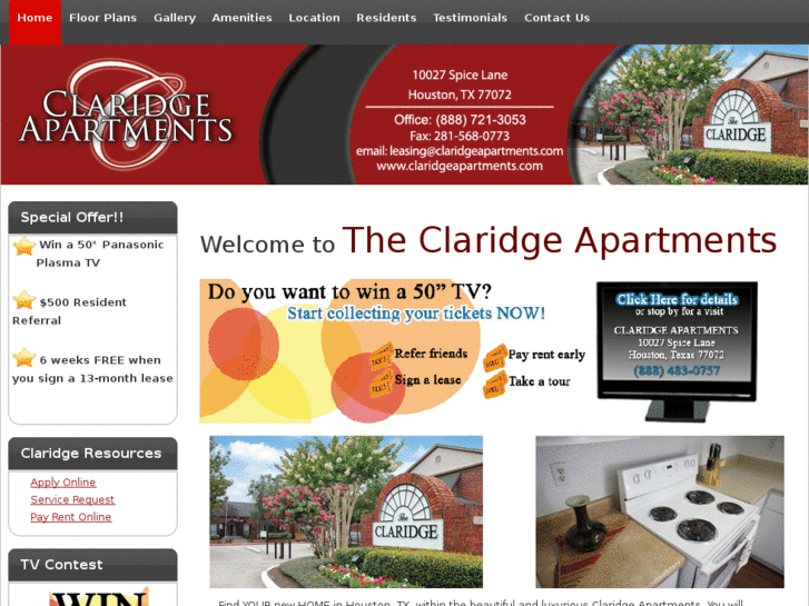 www.claridgeapartments.com