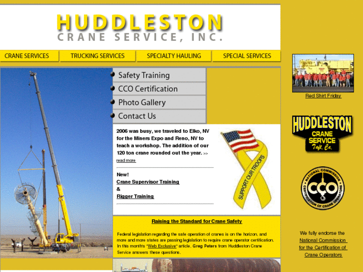 www.huddlestoncrane.com