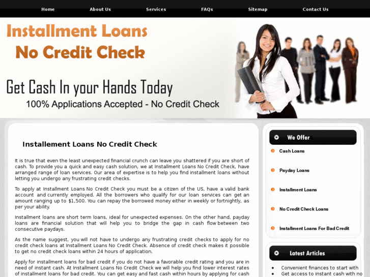 www.installmentloansnocreditcheck.net