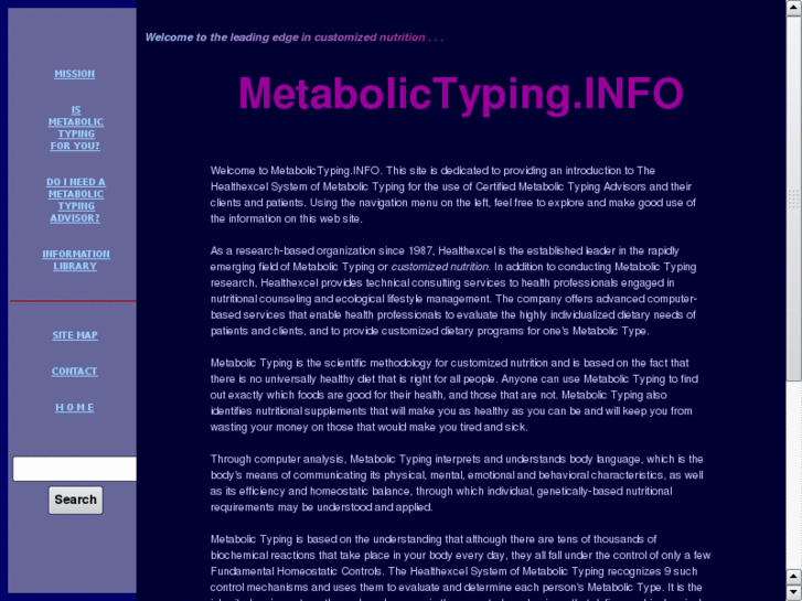 www.metabolictyping.info