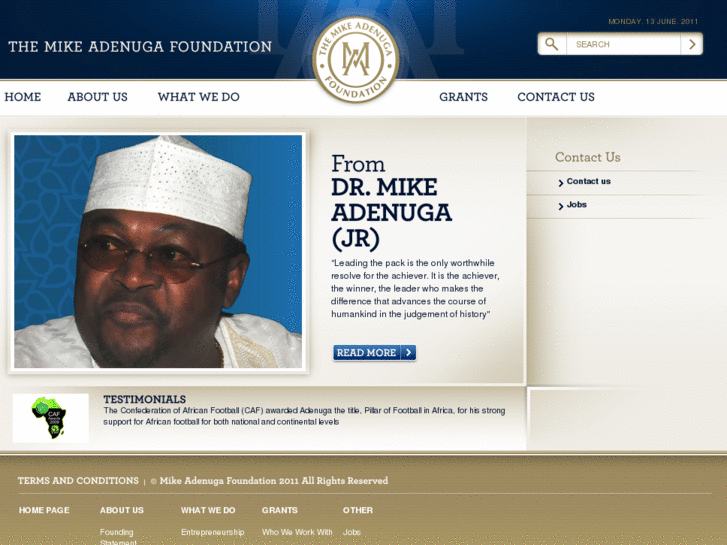 www.mikeadenugafoundation.org