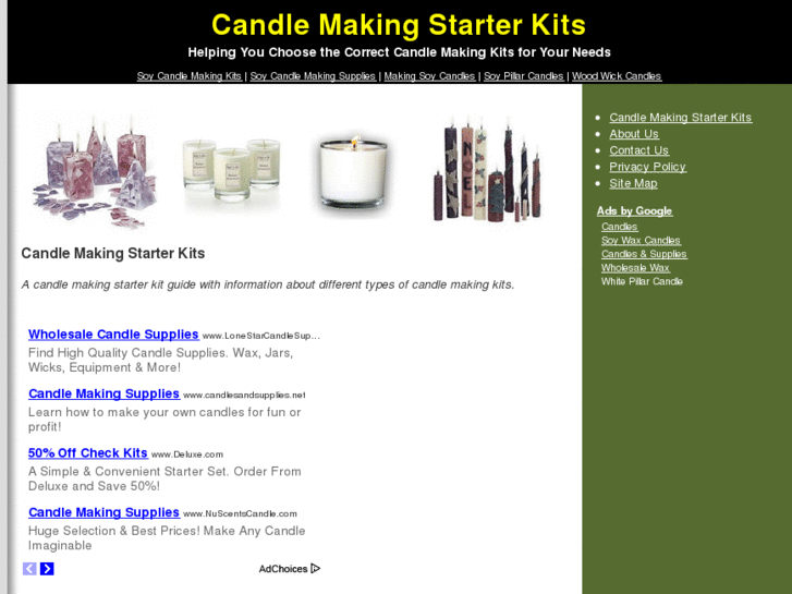 www.candlemakingstarterkits.com