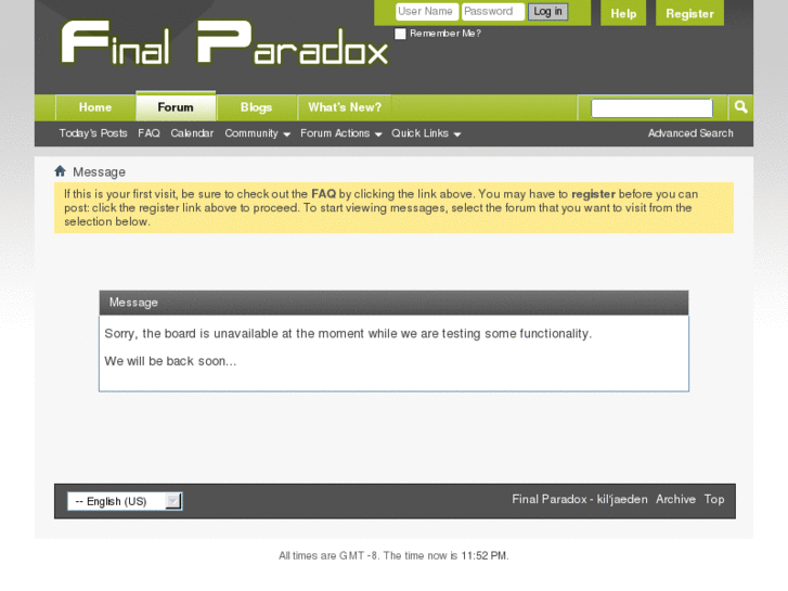 www.finalparadox.net