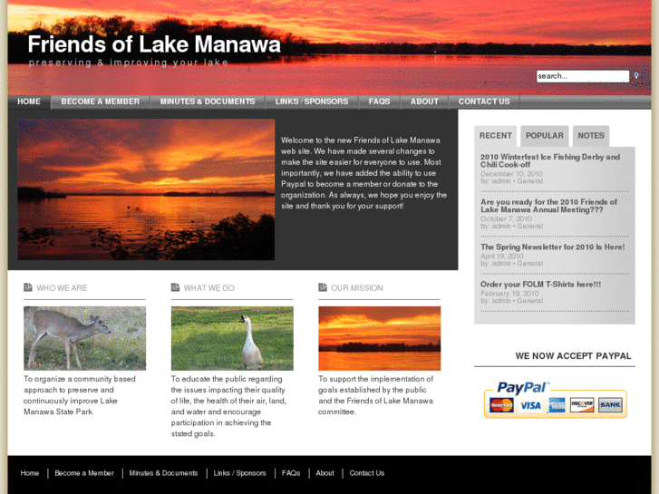 www.friendsoflakemanawa.org