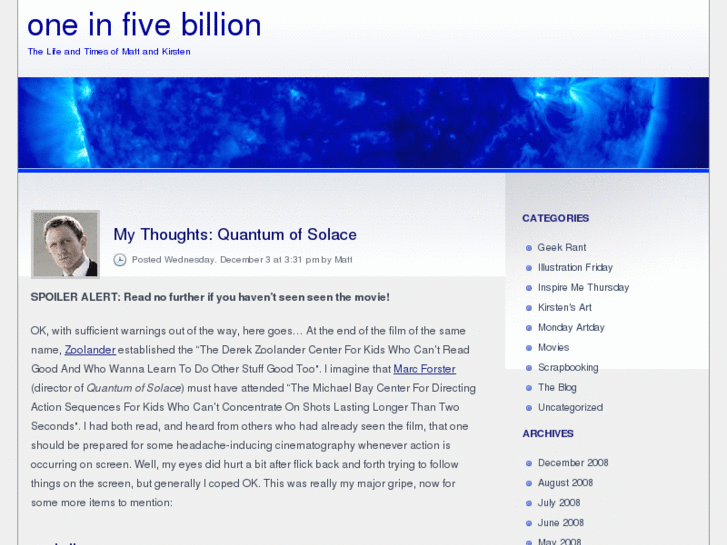 www.oneinfivebillion.net